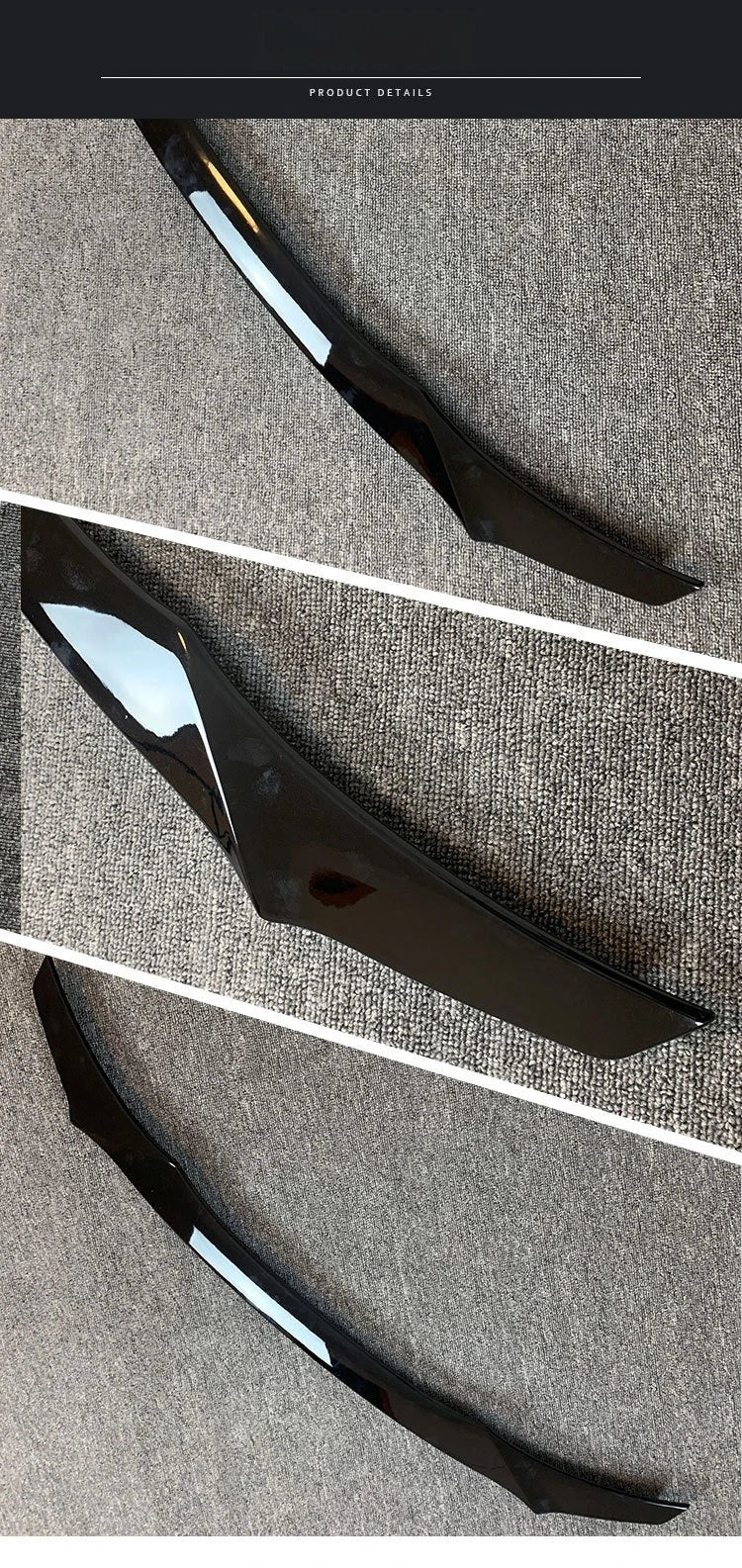 For Mazda 3 Axela 2020 2021 2022 2023 Car Rear Trunk Lid Tail Wing Spoiler Lip Extension Exterior Trim Modification ABS