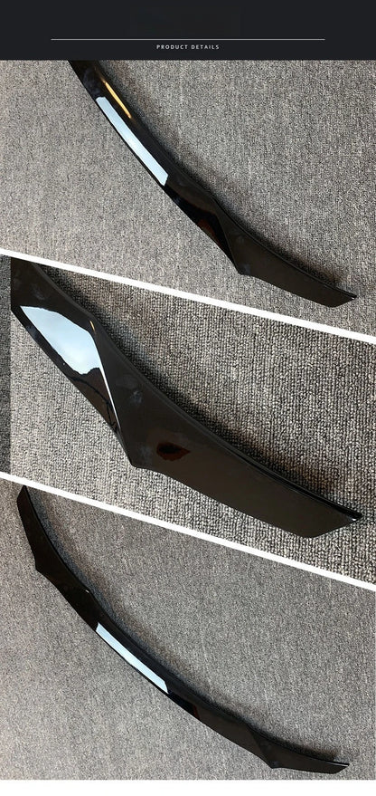 For Mazda 3 Axela 2020 2021 2022 2023 Car Rear Trunk Lid Tail Wing Spoiler Lip Extension Exterior Trim Modification ABS