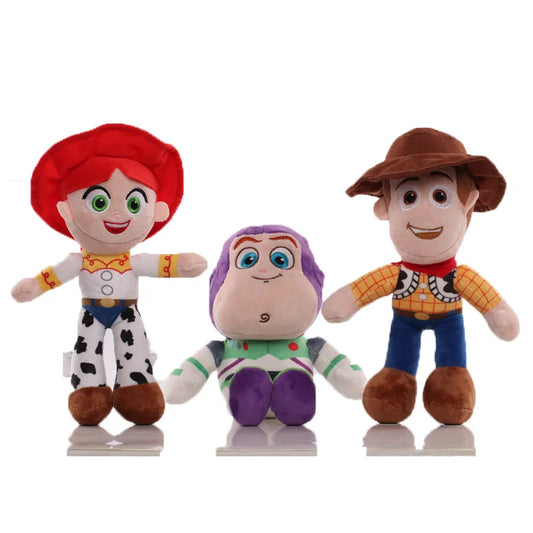 2026  Cute Woody Buzz Lightyear Plush Toy Lovely Stuffed Anime Jessie Plushies Pendant Cartoon Doll Home Decor Xmas Gifts