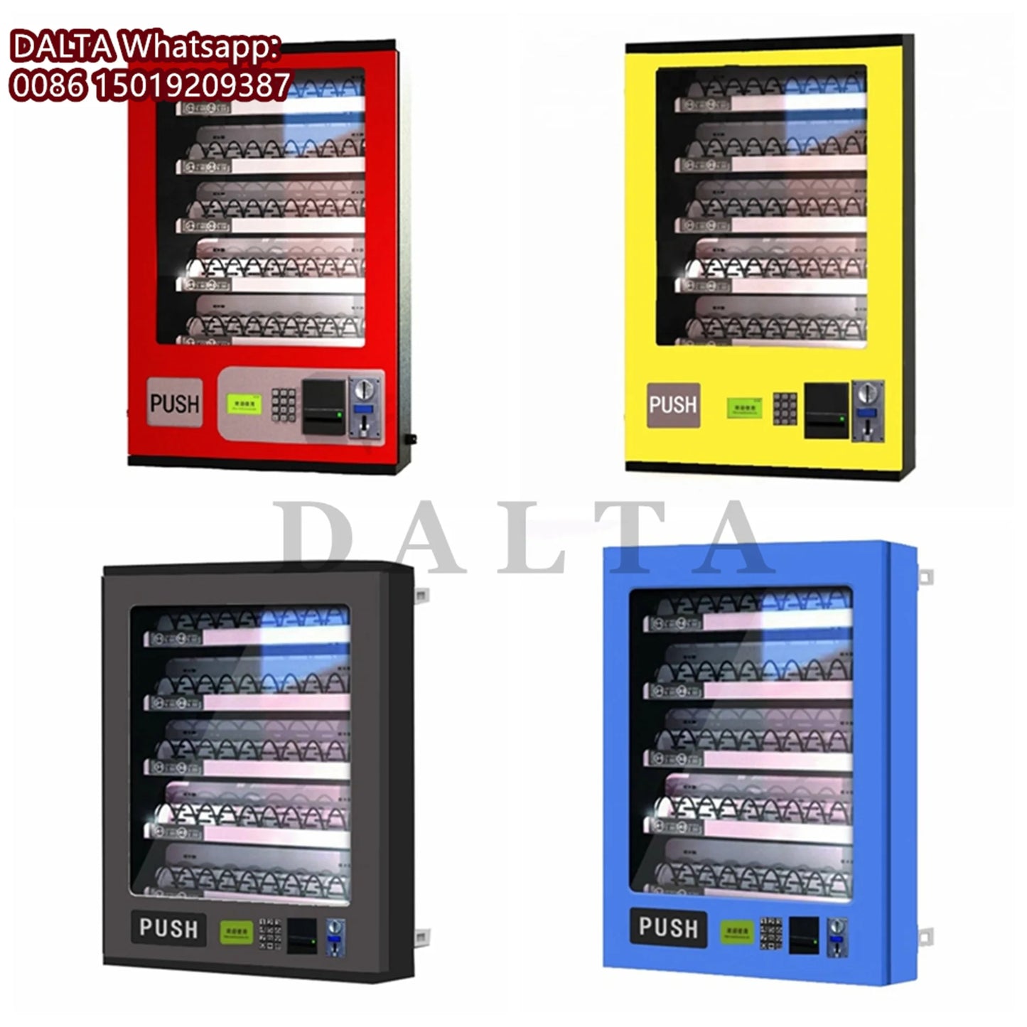 5 Layers Desktop Vending Machines With Credit Card Coin Bill Payment Selling System