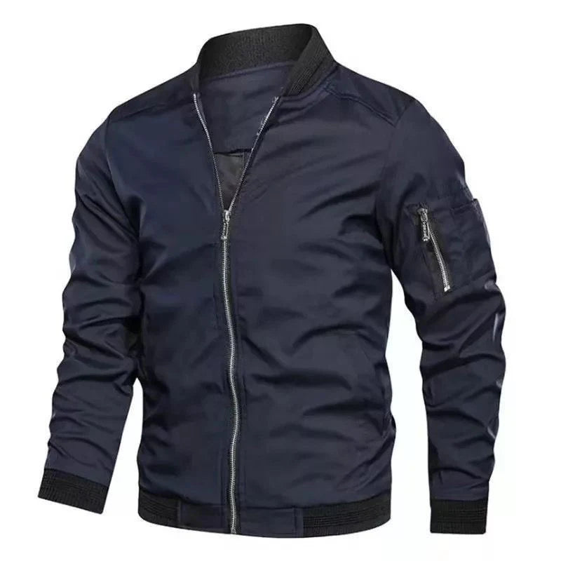 Men's Bomber Zipper Jacket Male Casual Streetwear Hip Hop Slim Fit Pilot Baseball Coats Men Clothing 5XL 6XL