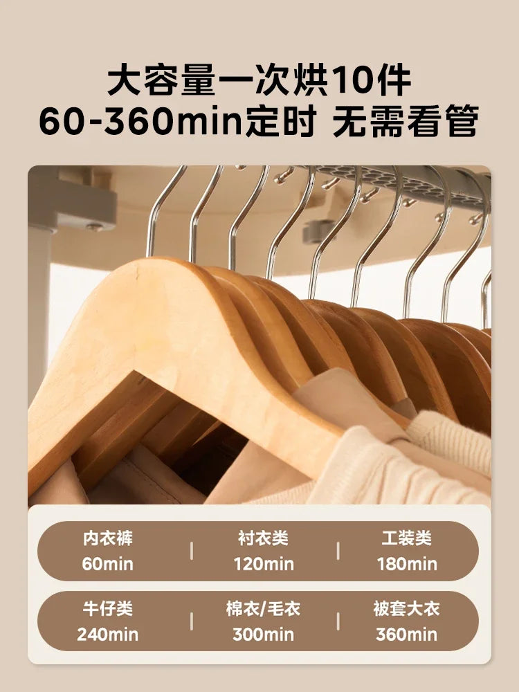 220V Midea Foldable Automatic Clothes Dryer Home Use Electric Garment Drying Machine BCA
