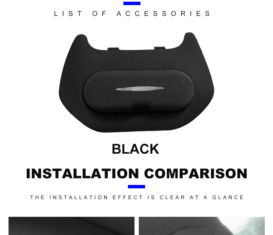 Easily Installable Car Glasses Holder for BYD Sealion 7 Ev Sunglasses Case Car Glasses Holder