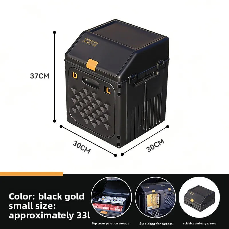 Bevel Car Trunk Storage Box Outdoor Camping Box Foldable Storage Box Camping Finishing Box