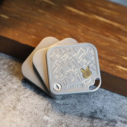 Angry Rabbit Triple-Layer EDC Magnetic Slider Side-Push Sensory Fidget Toy for ADHD, Anxiety & Office Stress Relief
