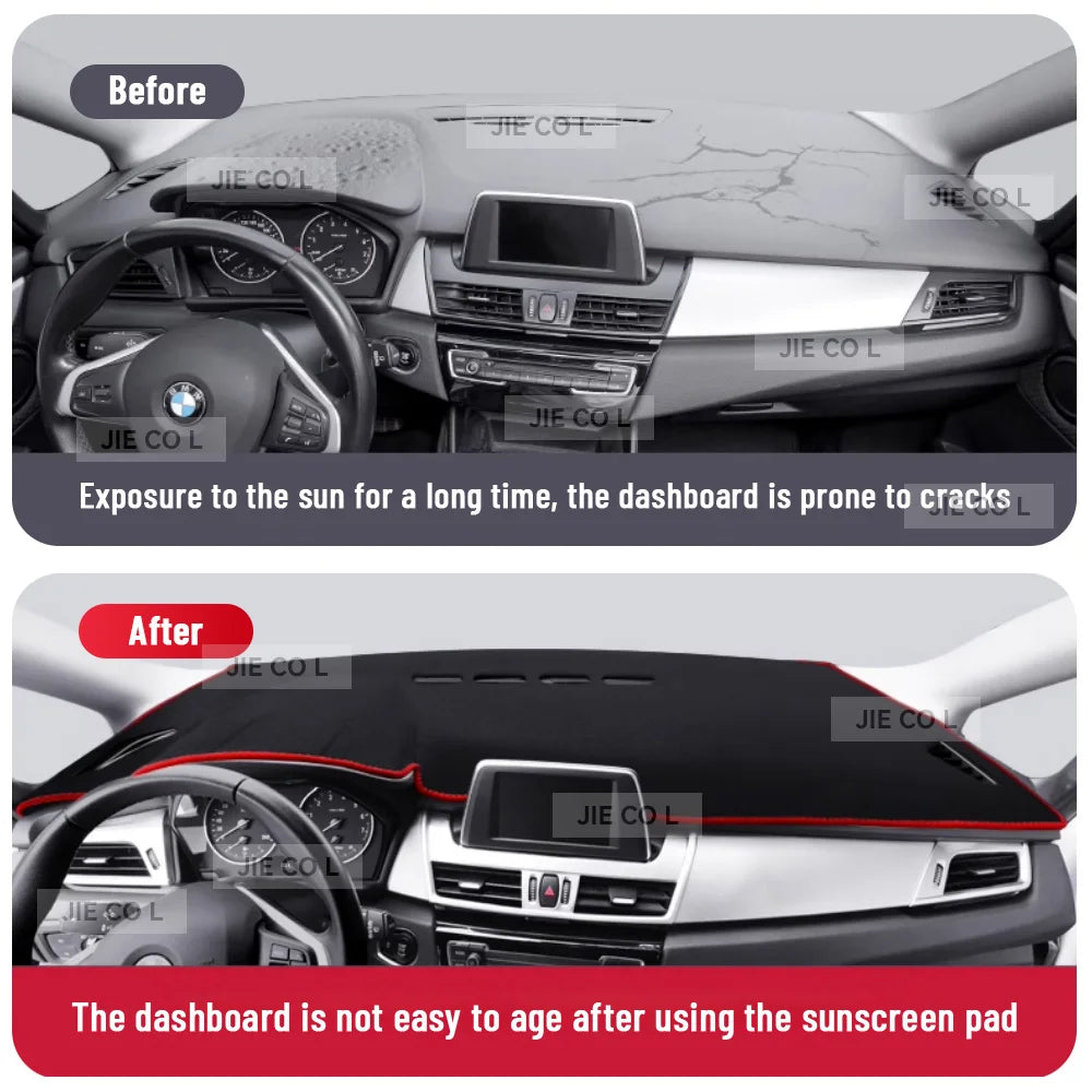 For TOYOTA COROLLA CROSS 2022-2025 Car Dashmat Anti-UV Dashboard Cover Dash Mat Sunshade Cushion Carpet Protective Accessories