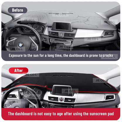 For TOYOTA COROLLA CROSS 2022-2025 Car Dashmat Anti-UV Dashboard Cover Dash Mat Sunshade Cushion Carpet Protective Accessories