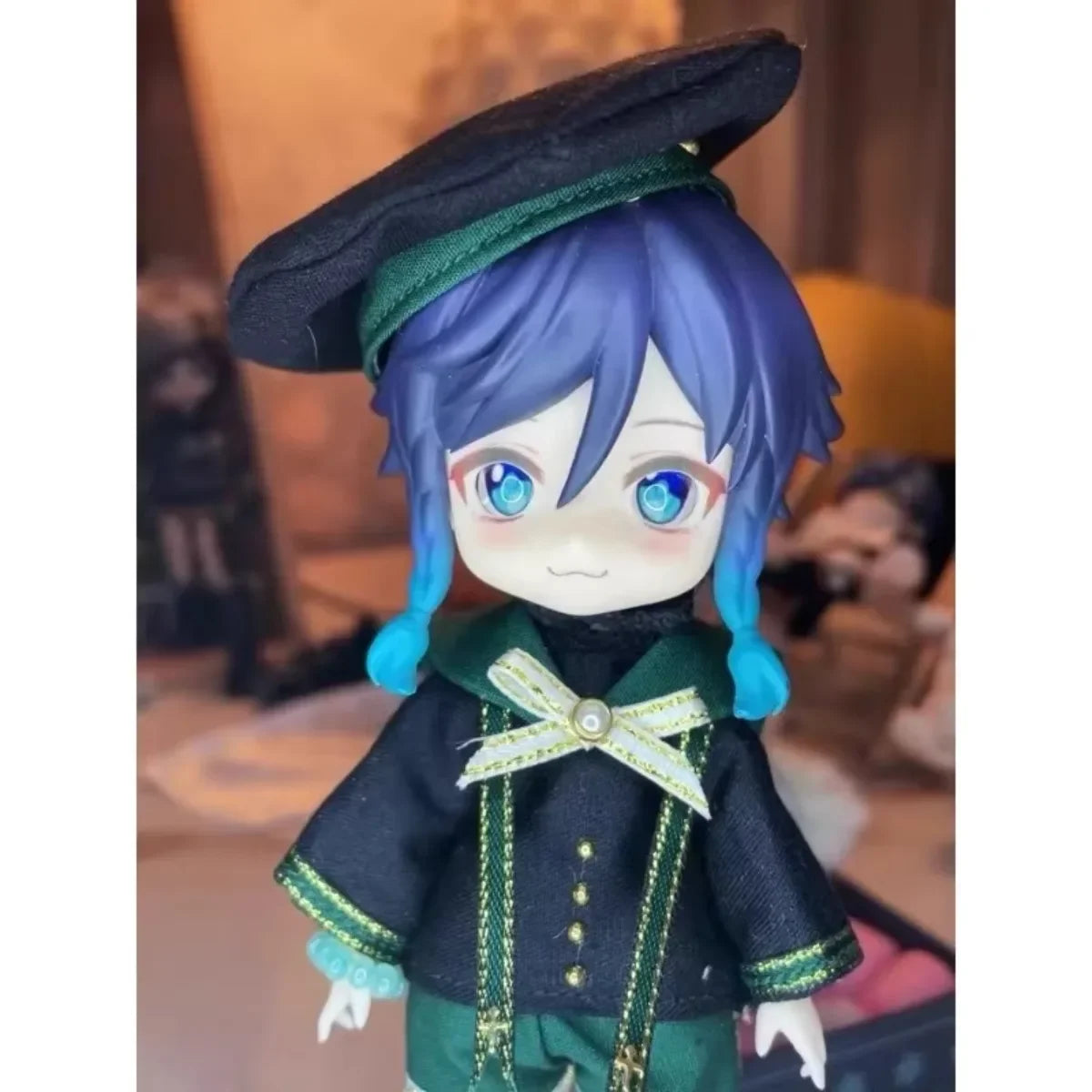 Ob11  Open Eyes Face Anime Game Cosplay Doll Suitable for 10mm 12mm Eyes Handmade Water Sticker Faceplates Toy Accessories
