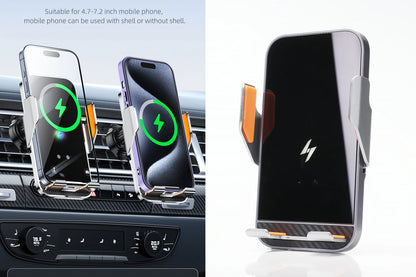 For Ford Everest 2023 2024 2025 Car Phone Holder Car Wireless Charging Mount Custom Designed Dual Phone Holder Base Accessories