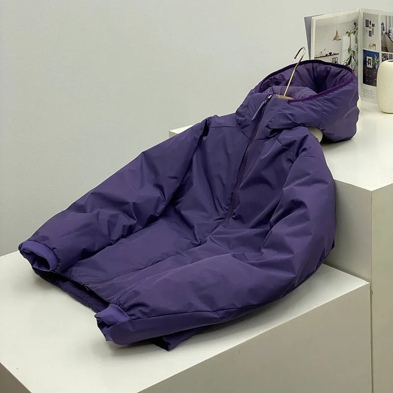 2026 Outdoor, Hiking, Camping, Fishing, Mountain Climbing, Traveling, Three-proof Fabric Warm Hooded Warm Cotton-padded Jacket