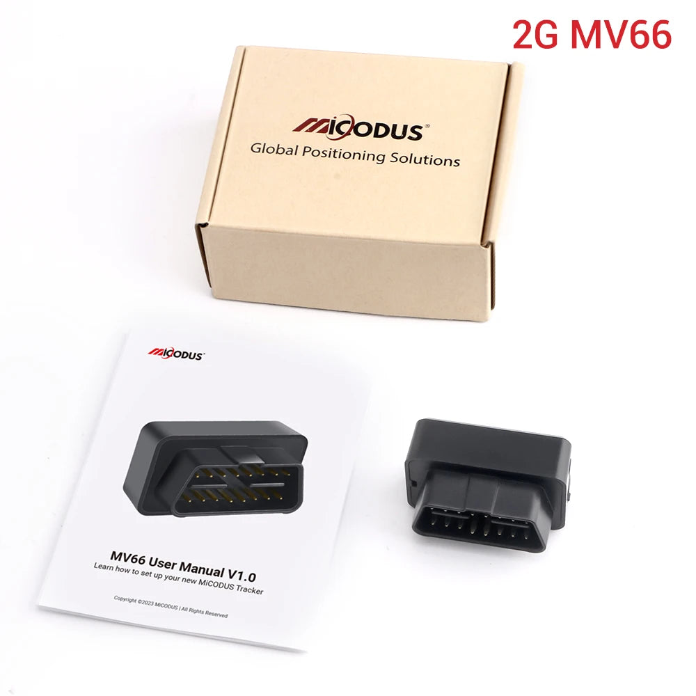 Mini OBD GPS Tracker Car Tracker Micodus 2G MV33 MV66 Realtime Tracking GPS Shock&Plug-out Alarm Geofence Free APP