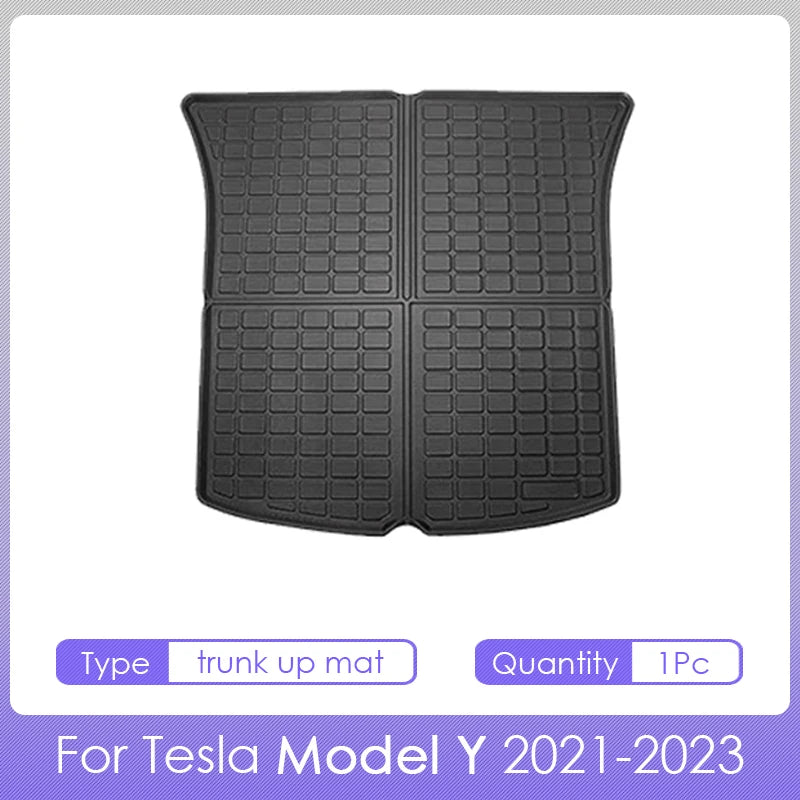 Floor Mats For Tesla Model Y Right-Hand Dirve Floor Mats Cargo Liner Car Anti-dirty Pad Waterproof RHD Model Y 2023 Accessories