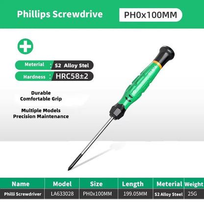LAOA 1pcs precision screwdriver SL1.0-4.0 screwdriver phillips mini screwdriver phillips screwdriver plum blossom T5-T20