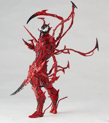 AMAZING YAMAGUCHI Carnage Venom Spider Man Marvel legends Action Figure Joint Movable Change Face Statue Model kids for Toy Gift