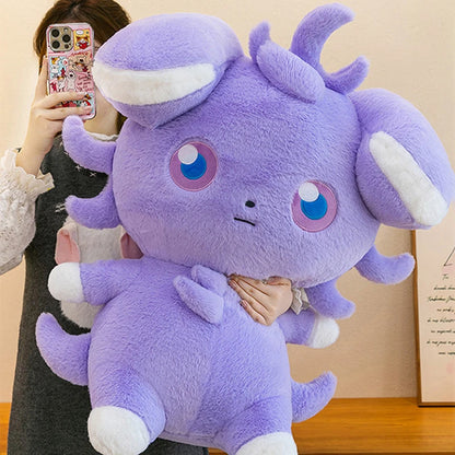 40/80cm Kawaii Espurr Pokemon Plush Toys Alolan Vulpix Doll Cute Large Pokémon Plushie Stuffed Pillow Gift for Kid Birthday Xmas