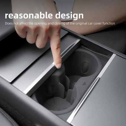 For Tesla Model Y/YL Juniper 2025 water cup holder silicone cup holder central control water cup holder interior accessories
