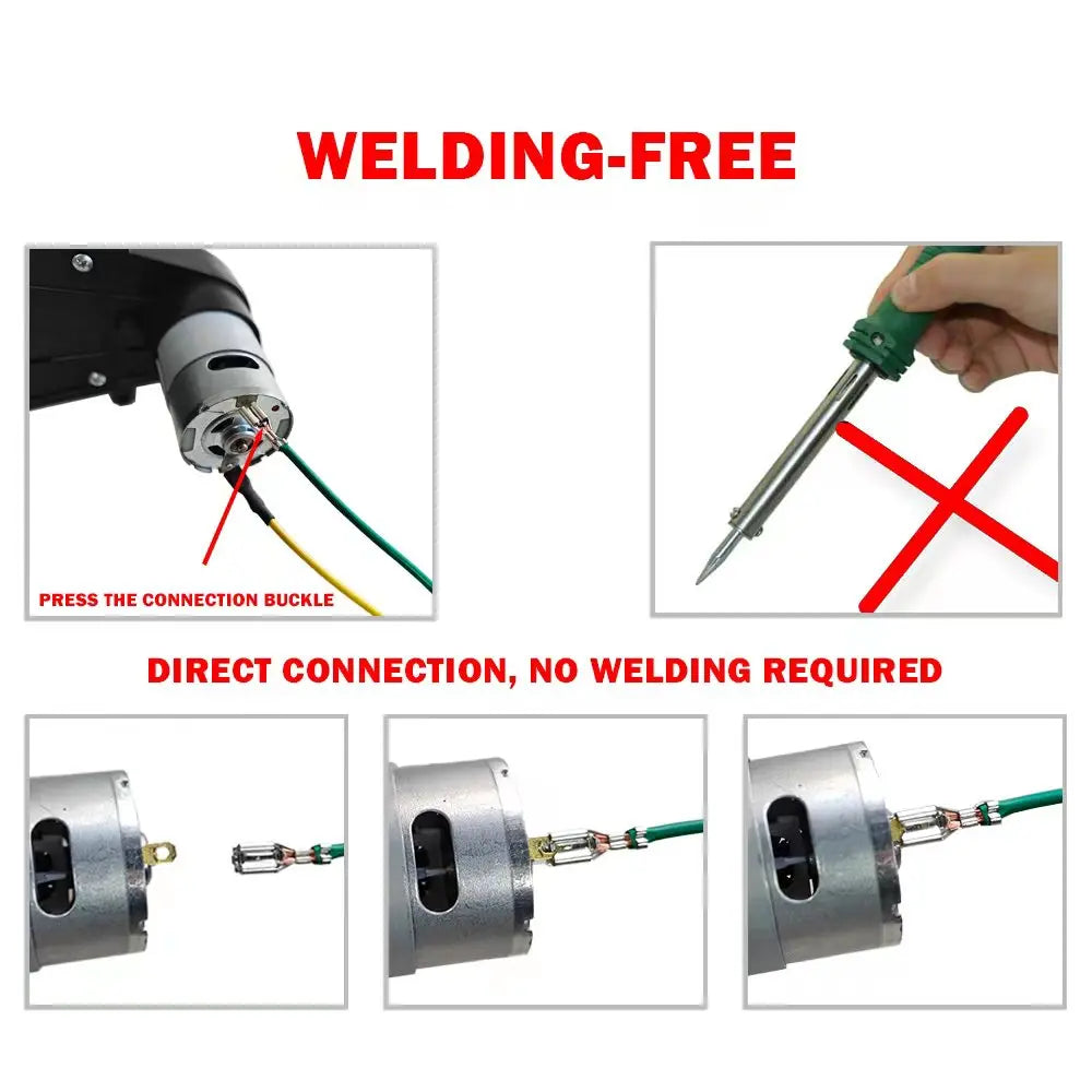 2PCS 15T 19T 23T Teeth 12V 24V RS550 RS555 Children Electric Ride on Car Vehicle High speed DC Motor Engine Upgrade Accessories