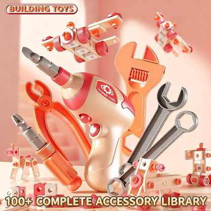 Kids Tool Set DIY Nut Assembly Toy Kit STEM 3D Puzzle Building Tools Repair Tools Montessori Toys Gifts for Boy Girl 2026 New