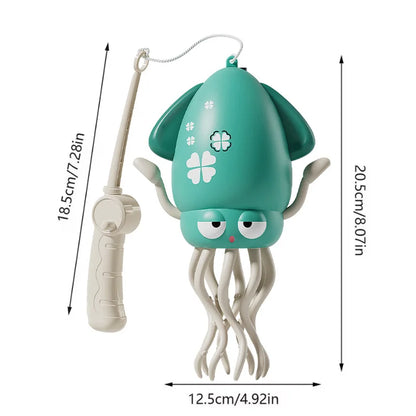 Squid Toy Electric Dancing Octopus Baby light Music Suitable for 12-18 Months Old Baby Toys Kid Crawling Suitable for Toddler