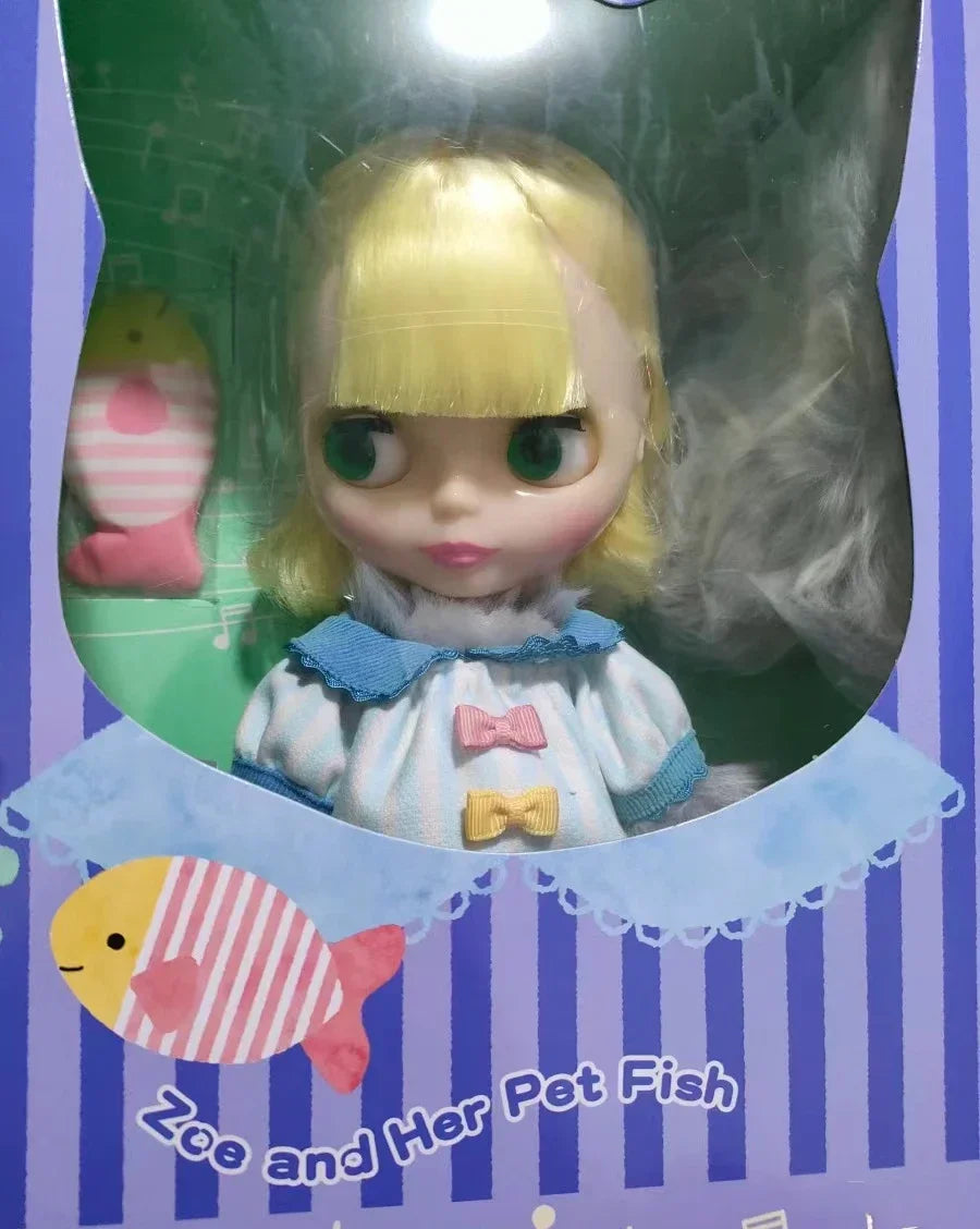 Vintage Blyth Classical BJD Doll Customized Dollette Girl Toy Body Moveable Handmade Figure Top Collection Art Orphan Aesthetics