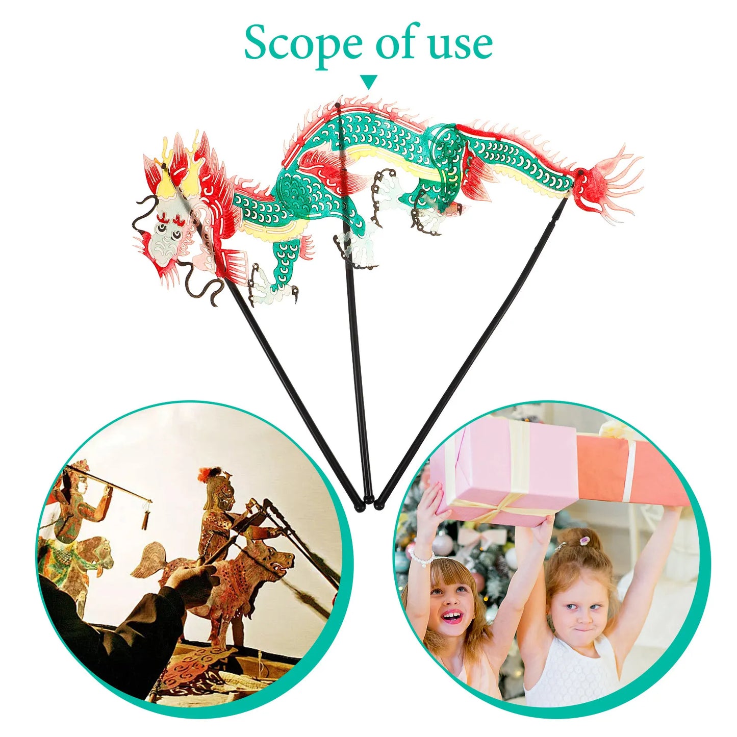 Chinese Shadow Puppetry Paper Craft DIY Educational Puppet Show Theater for Kids Handmade Traditional Shadow Puppetry Materials