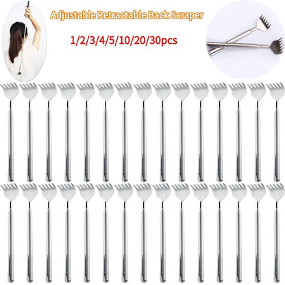 Adjustable Retractable Back Scraper Steel Anti-itch Claw Massager Scratching Rake For Elderly Back Massage Tool Heath Care