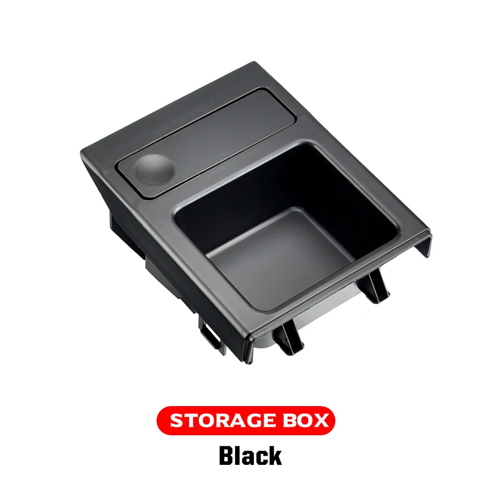 New Double Hole Car Styling Front Center Console Storage Box Coin + Cup Holder For BMW E46 Series 1999-2006 51168217953