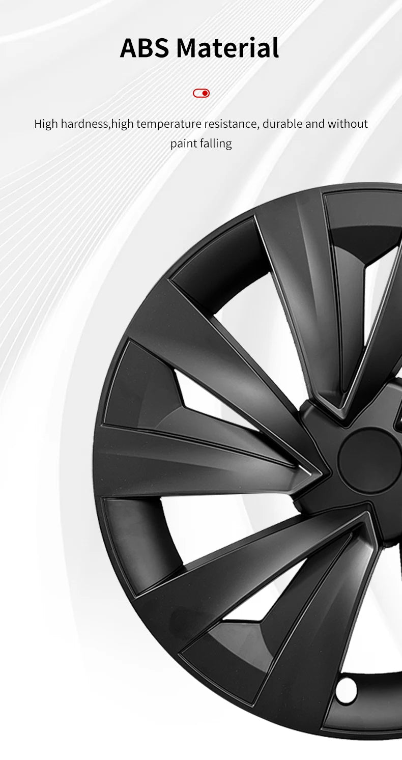 4PCS for New Model Y 2025-2026 Juniper 19in 28th Style Hubcap Rim Cover Accessories Hub Cap Automobile Wheel Cap for Tesla New