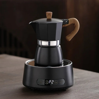 220V Moka Pot Special Electric Stove For Coffee Brewing Base Heater 5 Gear Adjust Home Tea Maker Portable Water Boiler 800W