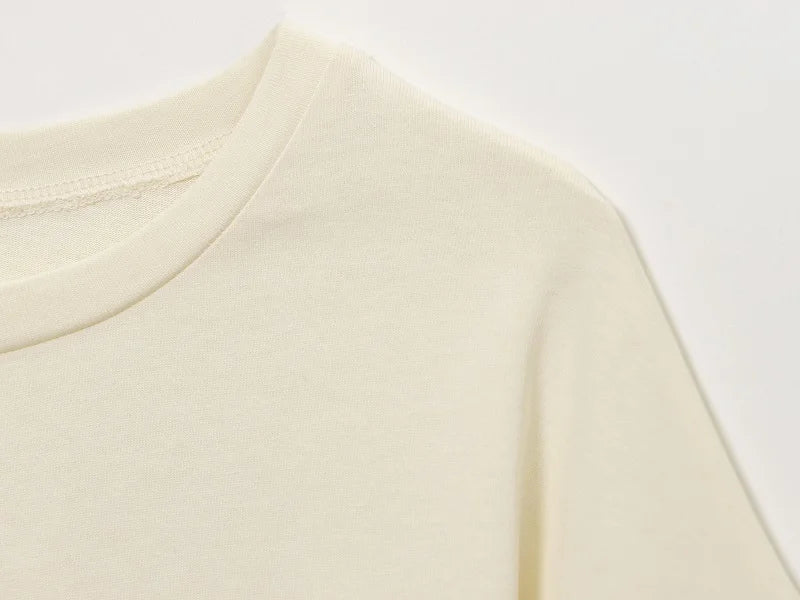 MUJER Polo Lace T Shirt Women Asymmetric Oversized T-Shirt Woman Spring Casual Tank Top Female Fashion Funny Women's T-shirts