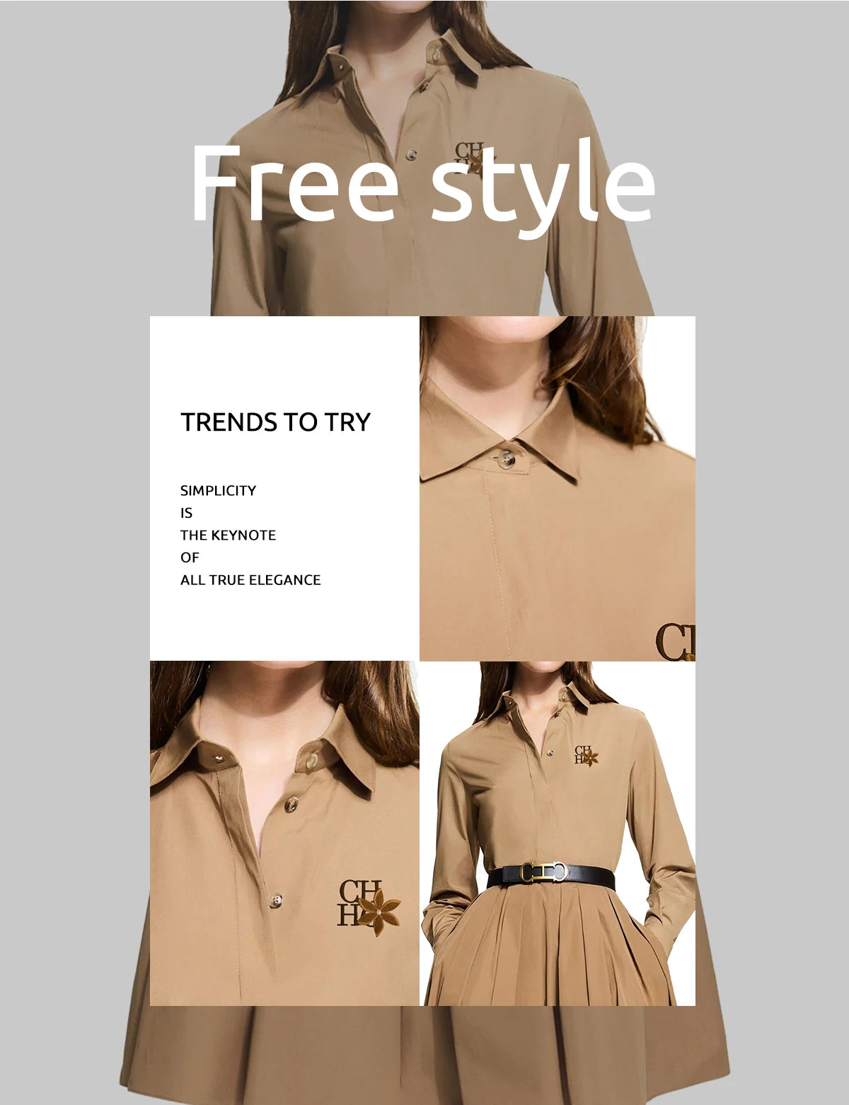Ladies' Fashionable New Commuter Office Ladies' Elegant Shirt