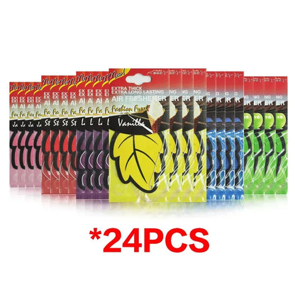 1/6/12/18/24/30PCS Car air freshener smell car perfume for car interior accessories air freshener customization