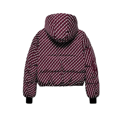 JNLEAOG Autumn New Women's Fashion Snowboarding Series Technical down Cotton Jacket And Flared Pants Set Warm Long Sleeve
