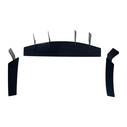 For 2015-2018 2019 2020 2021 Ford Mustang 4 Fins Rear Bumper Diffuser Splitters  Spoilers Lip Auto Accessories Refit Decoration