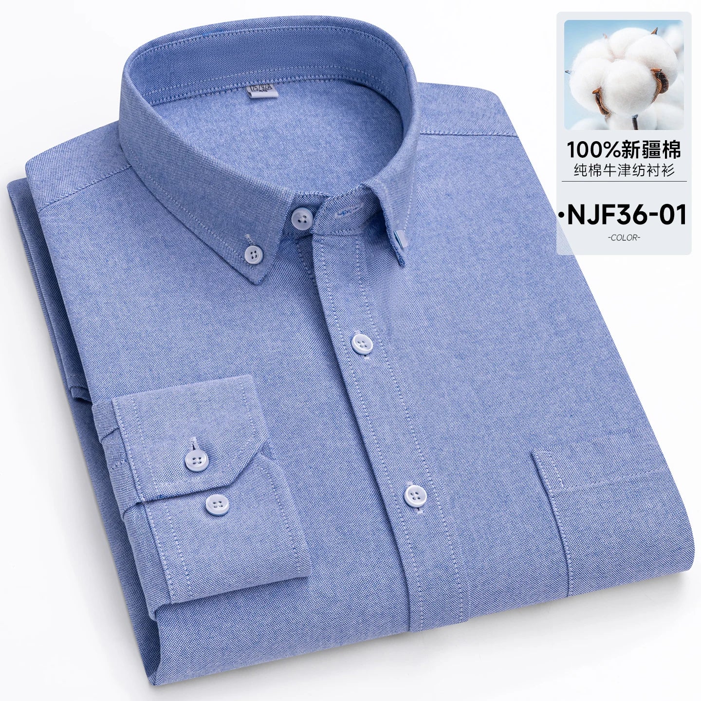 New in Tops Pure Cotton Oxford Plaid Striped Shirts For Men Long Sleeve Classic Business Formal Slim Fit Casual Designer Clothes