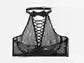 YUQI Minimizer Bra Large Cups DD+ | Sweetheart Bow Diamond Pattern Halter Top Slimming Thin Underwear Set  Womens Lingerie Set