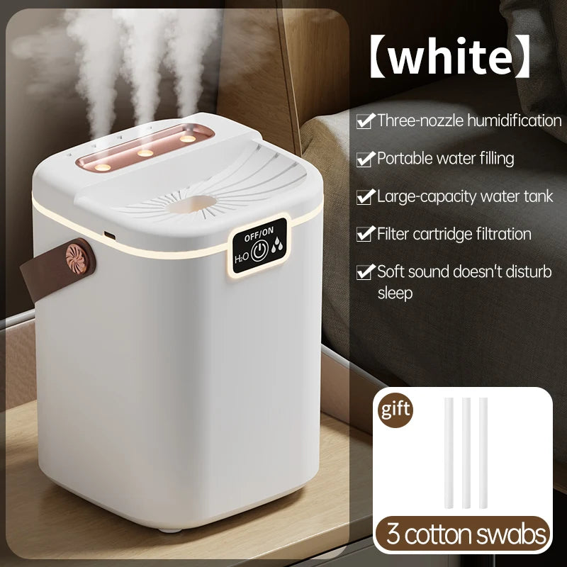 Air humidifier spray machine perfume diffuser evaporative humidifier household office night light humidifier