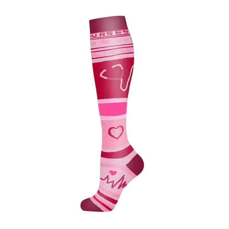 New Compression Socks Varicose Vein Nurse Sports Running Calf Pressure Stockings Protect Bare Feet Support Gradient Pressure