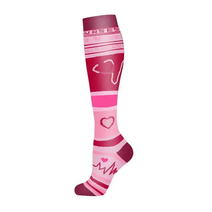 New Compression Socks Varicose Vein Nurse Sports Running Calf Pressure Stockings Protect Bare Feet Support Gradient Pressure