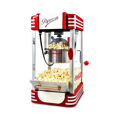 For Party Electric Oil Popped Commercial Popcorn Maker Popcorn Machine Household Corn Machine DIY