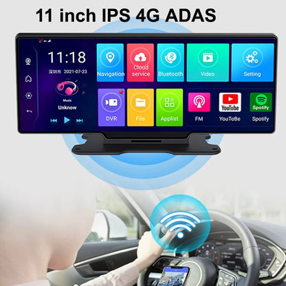 11 inch IPS 4G Car GPS DVR Camera GPS Navigation Android 8.1 ADAS WiFi 1080P HD Dvr Camera Review Camera Dash Cam Video Recorder
