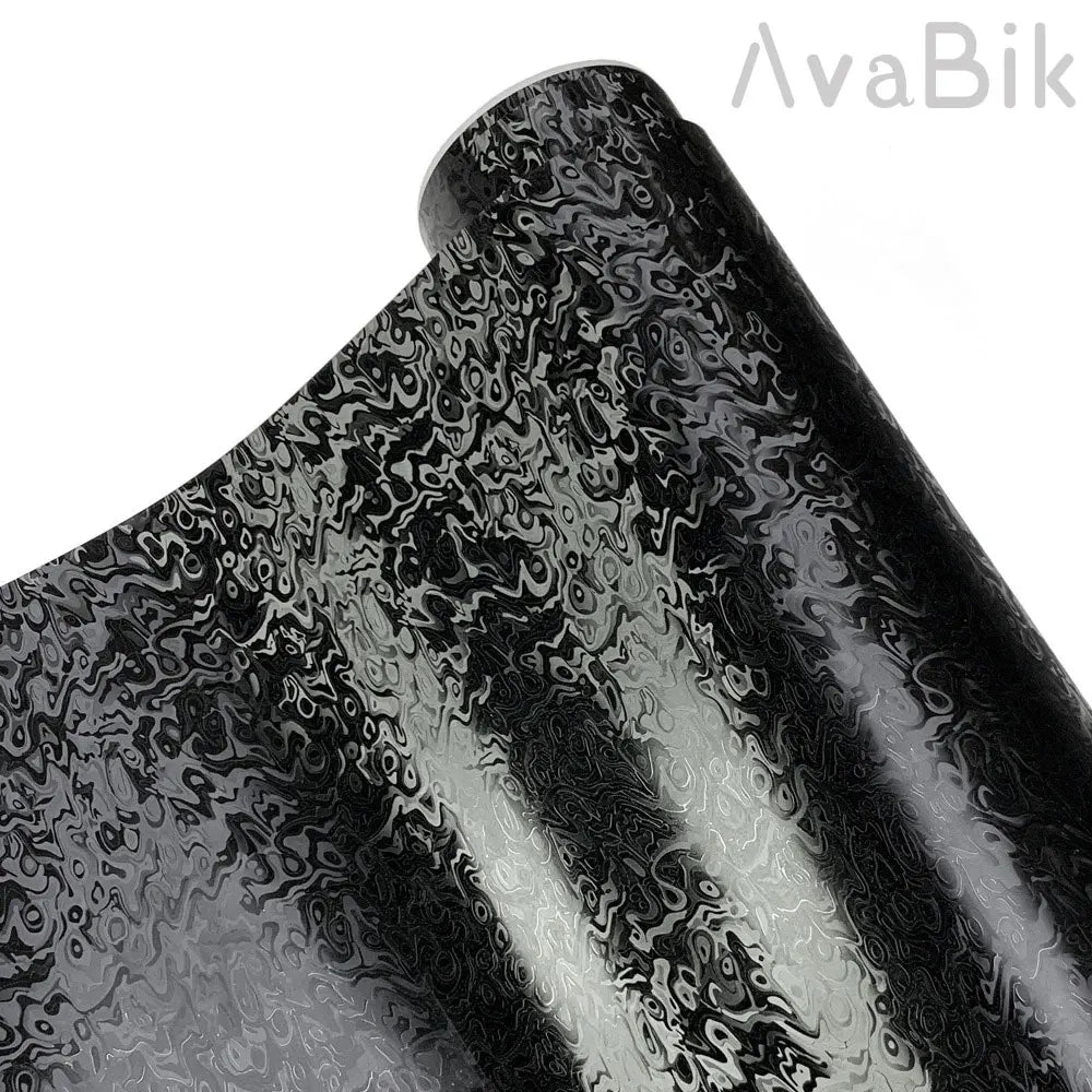 Matte Damascus Vehicle Wrap Car Vinyl Weatherproof Self-Adhesive Vehicle Car Film PET Car Body Interior Metaverse Ghost Stickers