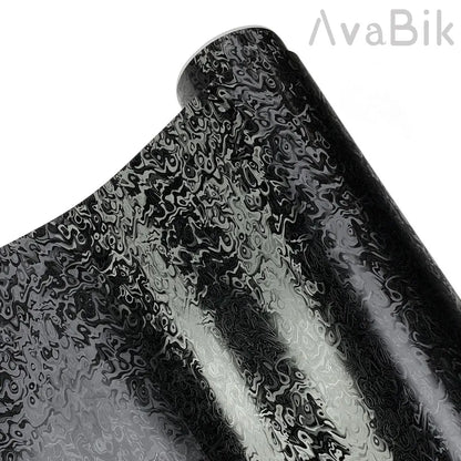 Matte Damascus Vehicle Wrap Car Vinyl Weatherproof Self-Adhesive Vehicle Car Film PET Car Body Interior Metaverse Ghost Stickers