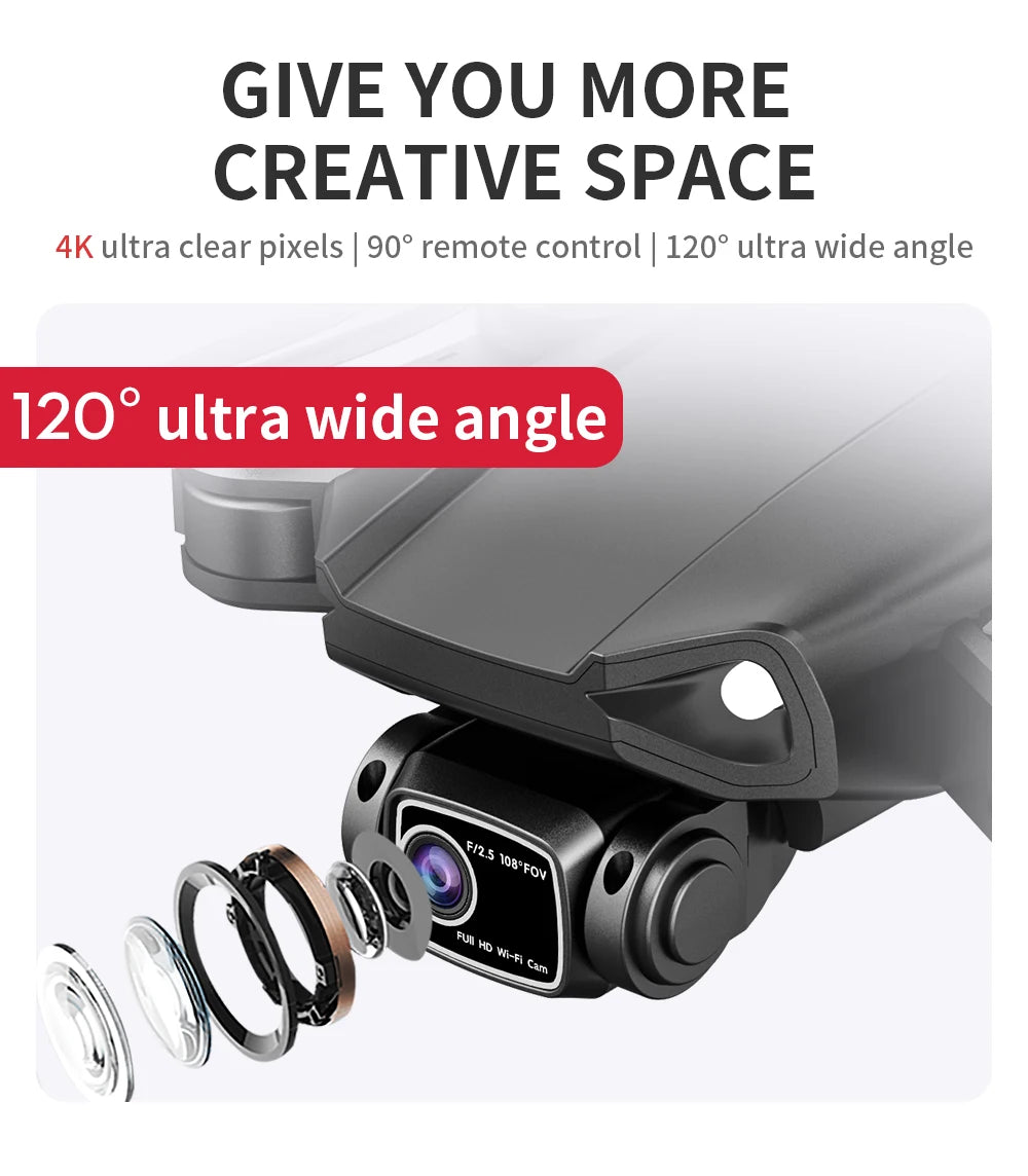 L900 Pro SE MAX GPS Drone 4K Professional Dual HD Camera 5G WIFI 360° Obstacle Avoidance Brushless Motor Rc FPV Quadcopter Dron