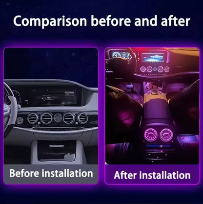 Car Ambient Light For Mercedes Benz C Class W205 W206 W253 Air Vent LED RGB Car Interior Atmosphere Light Interior Upgrade Kit