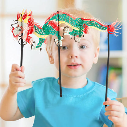 Chinese Shadow Puppetry Paper Craft DIY Educational Puppet Show Theater for Kids Handmade Traditional Shadow Puppetry Materials
