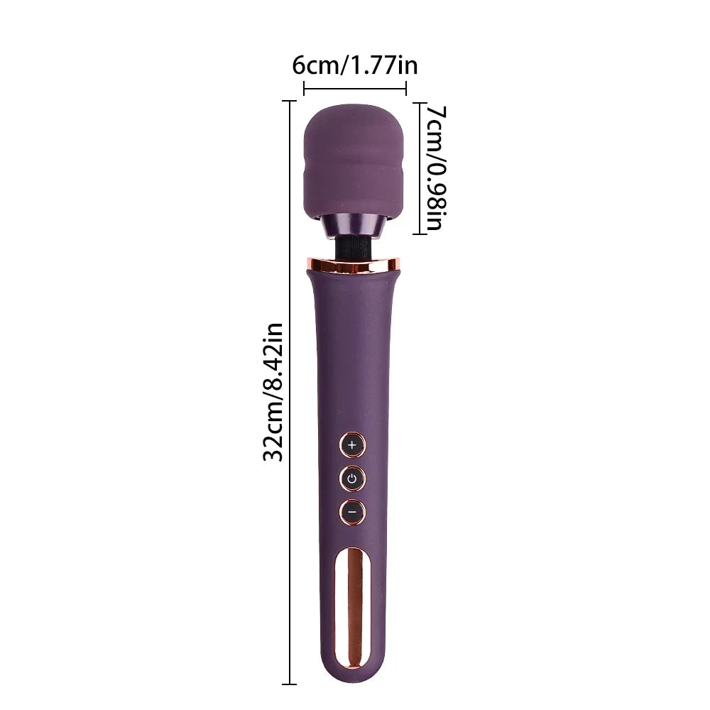 Magic AV Wand Vibrator for Women with 14 Powerful Modes Clitoris And G Spot Stimulator Female Masturbation Body Massager Sex Toy
