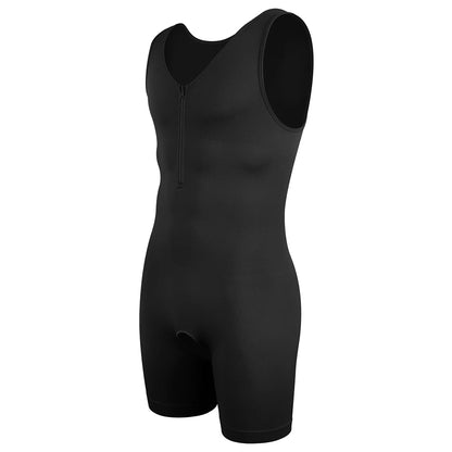 Men Body Shaper Bodysuit Tummy Control Shapewear Slimming Compression Underwear with Zipper Undershirt Fajas Para Hombres New in