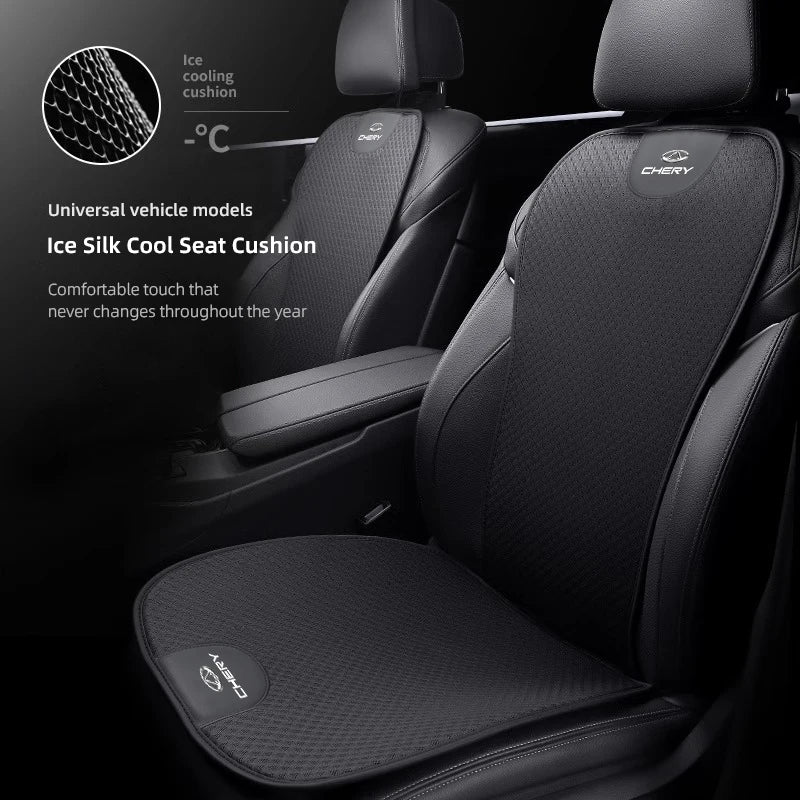 Car Seat Pad Backrest Mat Ice Silk Flax Seat Cushion Covers For Chery Tiggo 7 Pro 8 4 5 3 2 T11 5X Amulet Fora QQ IQ Fulwin