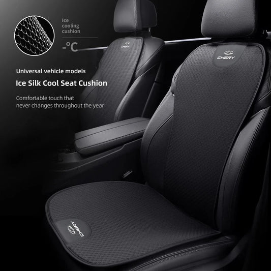 Car Seat Pad Backrest Mat Ice Silk Flax Seat Cushion Covers For Chery Tiggo 7 Pro 8 4 5 3 2 T11 5X Amulet Fora QQ IQ Fulwin